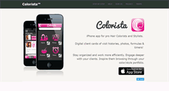 Desktop Screenshot of coloristapp.com